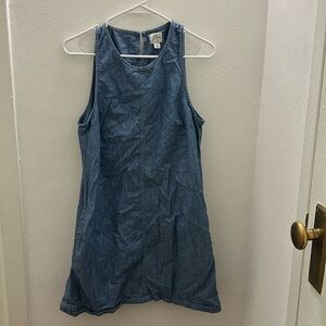 J. Crew Cotton Chambray Dress M